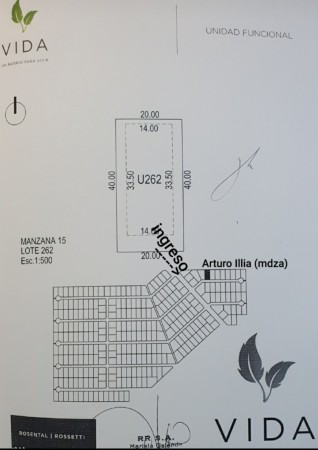 Retasada. Venta Terrenos / Lotes Country Vida Funes. Country con gran revalorizacion. Casas de diseño.