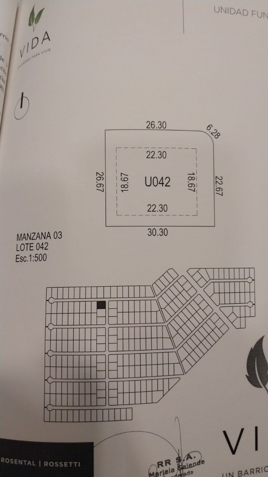 Retasada. Venta Terrenos / Lotes Country Vida Funes. Country con gran revalorizacion. Casas de diseño.