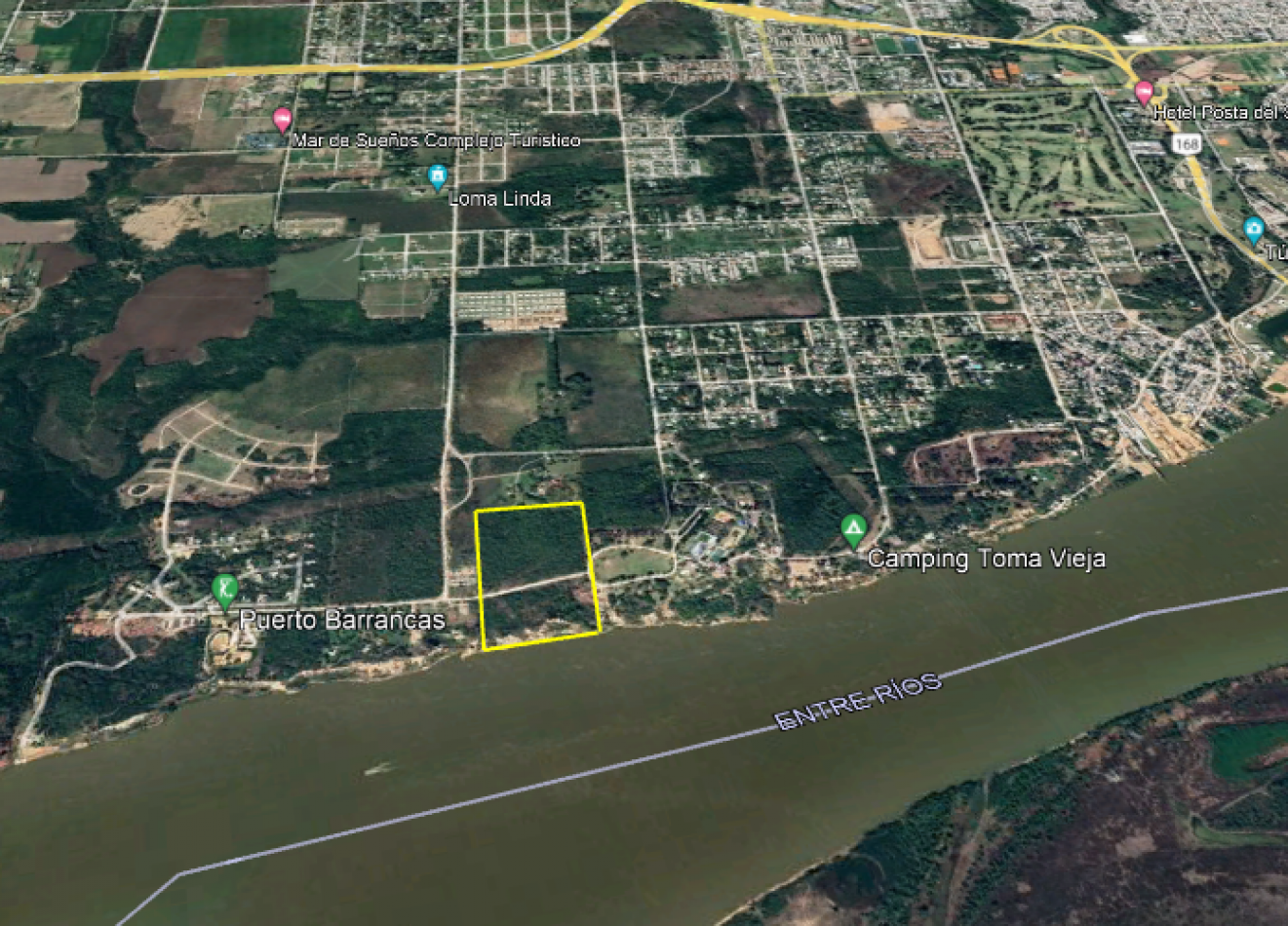 VENTA TERRENO EN PARANA CON SALIDA HACIA EL RIO DE 11 HECTAREAS