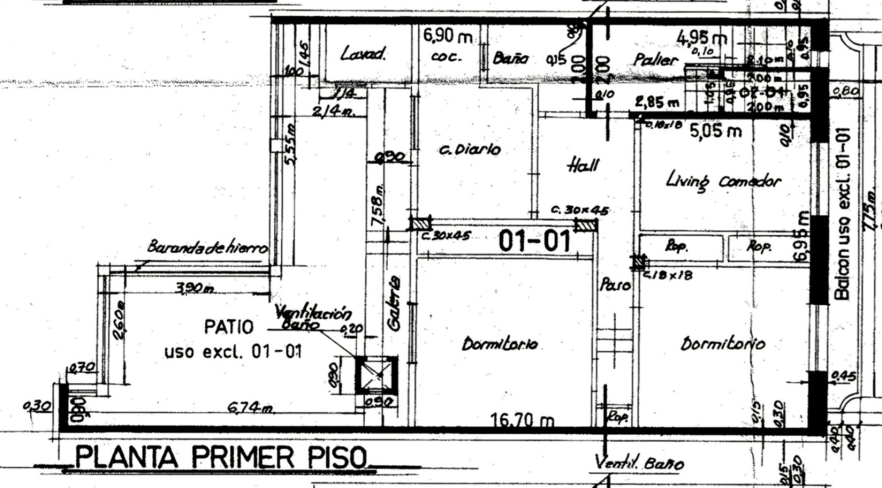 CASA PLANTA ALTA DE 2 DORMITORIOS DE 80M2 Y PATIO EXCLUSIVO