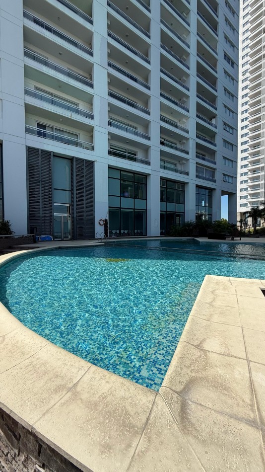 DEPARTAMENTO EN MAUI TERMINADO PISO 22 DE 1 DORMITORIO CON BALCON AL RIO Y COCHERA