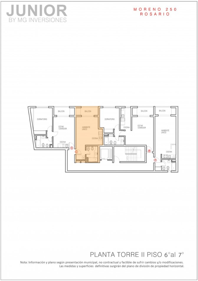 Departamentos a estrenar Moreno 250 opcion cochera