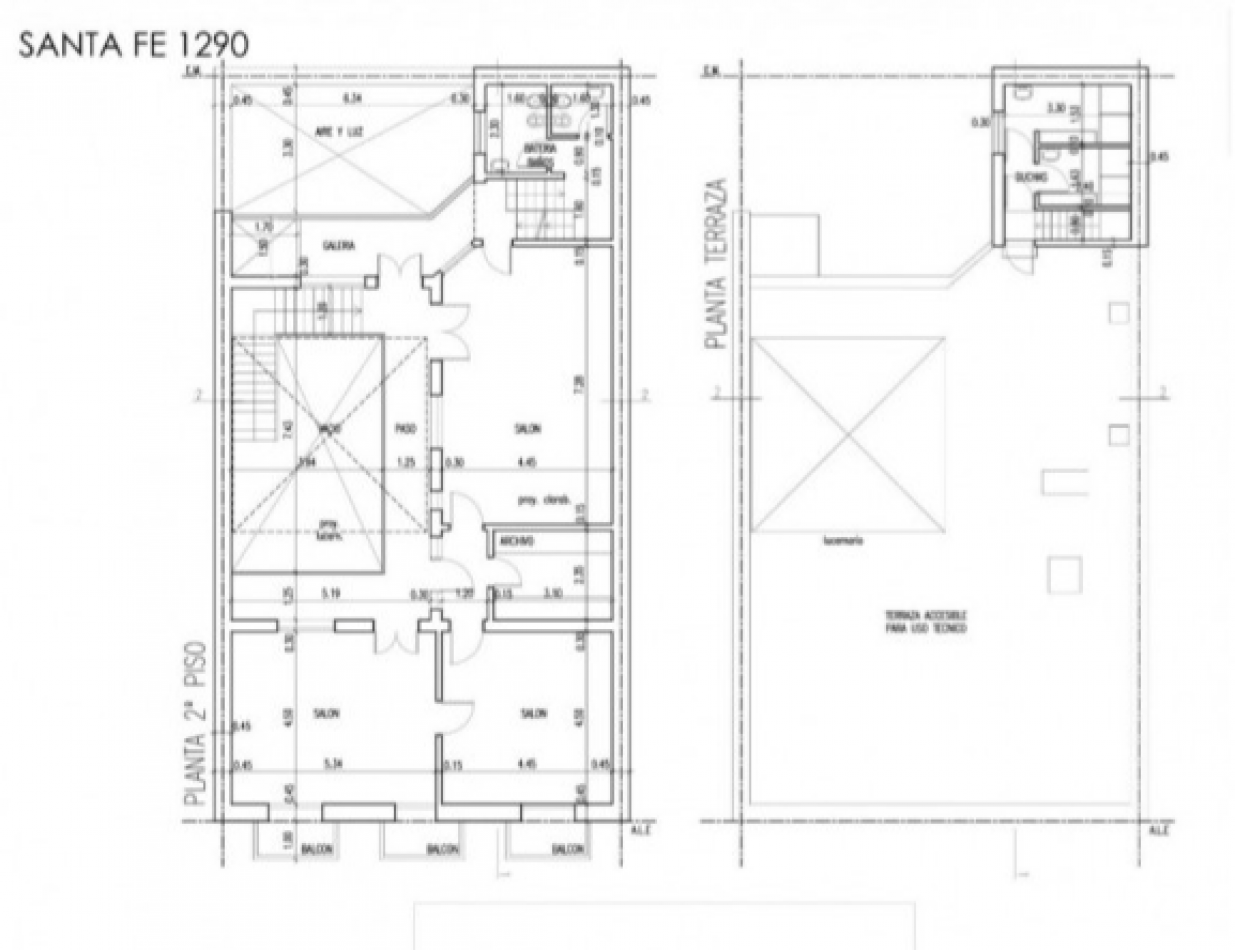 VENTA LOCALES Y OFICINAS SANTA FE Y ENTRE RIOS CON 552 M2 a reciclar