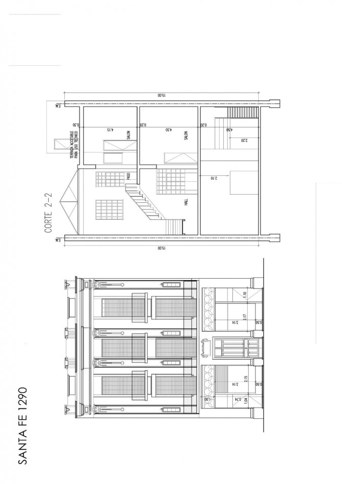 VENTA LOCALES Y OFICINAS SANTA FE Y ENTRE RIOS CON 552 M2 a reciclar