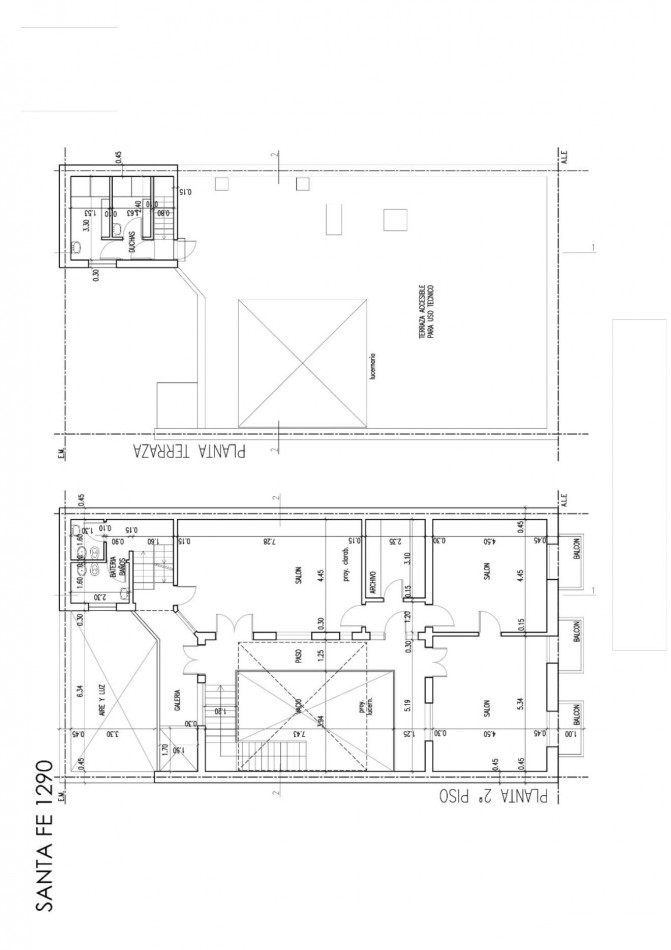 VENTA LOCALES Y OFICINAS SANTA FE Y ENTRE RIOS CON 552 M2 a reciclar