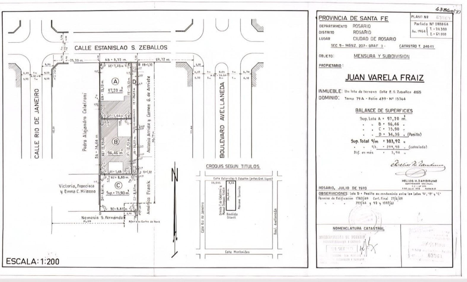 VENTA DEPARTAMENTO  DE PASILLO EN ZEBALLOS Y AVELLANEDA A RECICLAR