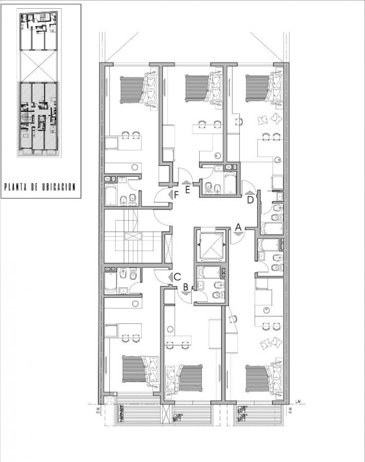 VENTA MONOAMBIENTE A ESTRENAR- 4to PISO dto F TORRE 1 CONTRAFRENTE 23m2.