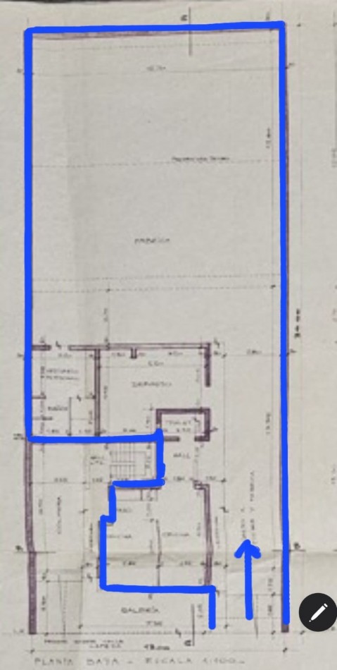 RETASADA CASA 3 DORMITORIOS CON GALPON.LAPRIDA 3034. GALPON y OFICINAS CON INGRESO INDEPENDIENTE