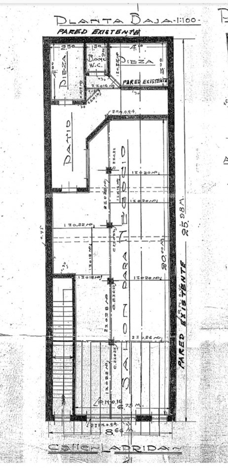 RETASADA !!!!!!  IMPORTANTE CASA LAPRIDA al 800 PLANTA BAJA Y PLANTA ALTA A RECICLAR 