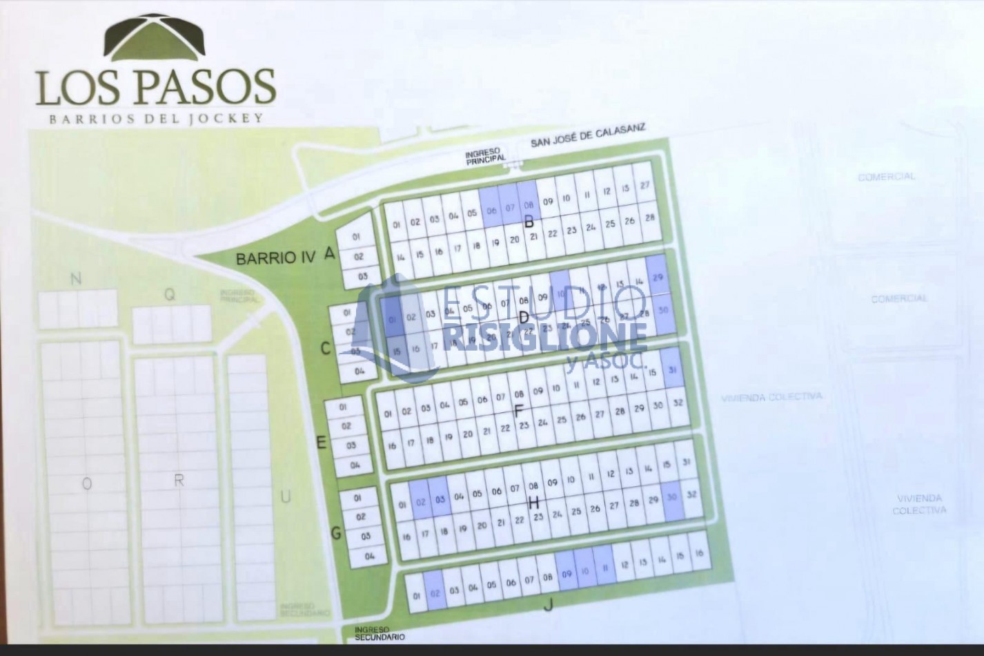 Venta Terreno Country Los Pasos barrio cerrado. Tenemos lotes en los 4 barrios.