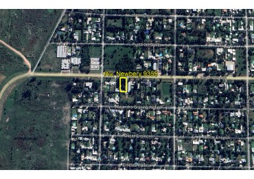 Importante terreno sobre Av. Jorge Newbery 9355 de 21.50 x 48. Total, 1032m2